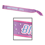 Beistle Birthday Girl Pink Sash - 1ct.