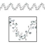 Beistle Silver Star Flex Garland - 25ft.