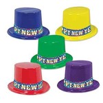 Beistle Happy New Year Toppers w/ Confetti Bands - Asst. Colors