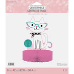 Creative Converting Purr-Fect Party Honeycomb Centerpiece - 1ct. (9" x 12")
