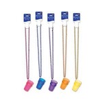 Beistle Beads w/ Shot Glass Attached - 1ct. Asst. Colors