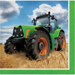 Creative Converting Tractor Time Beverage Napkins - 16ct.