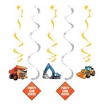 Creative Converting Big Dig Construction Dizzy Danglers - 5ct.