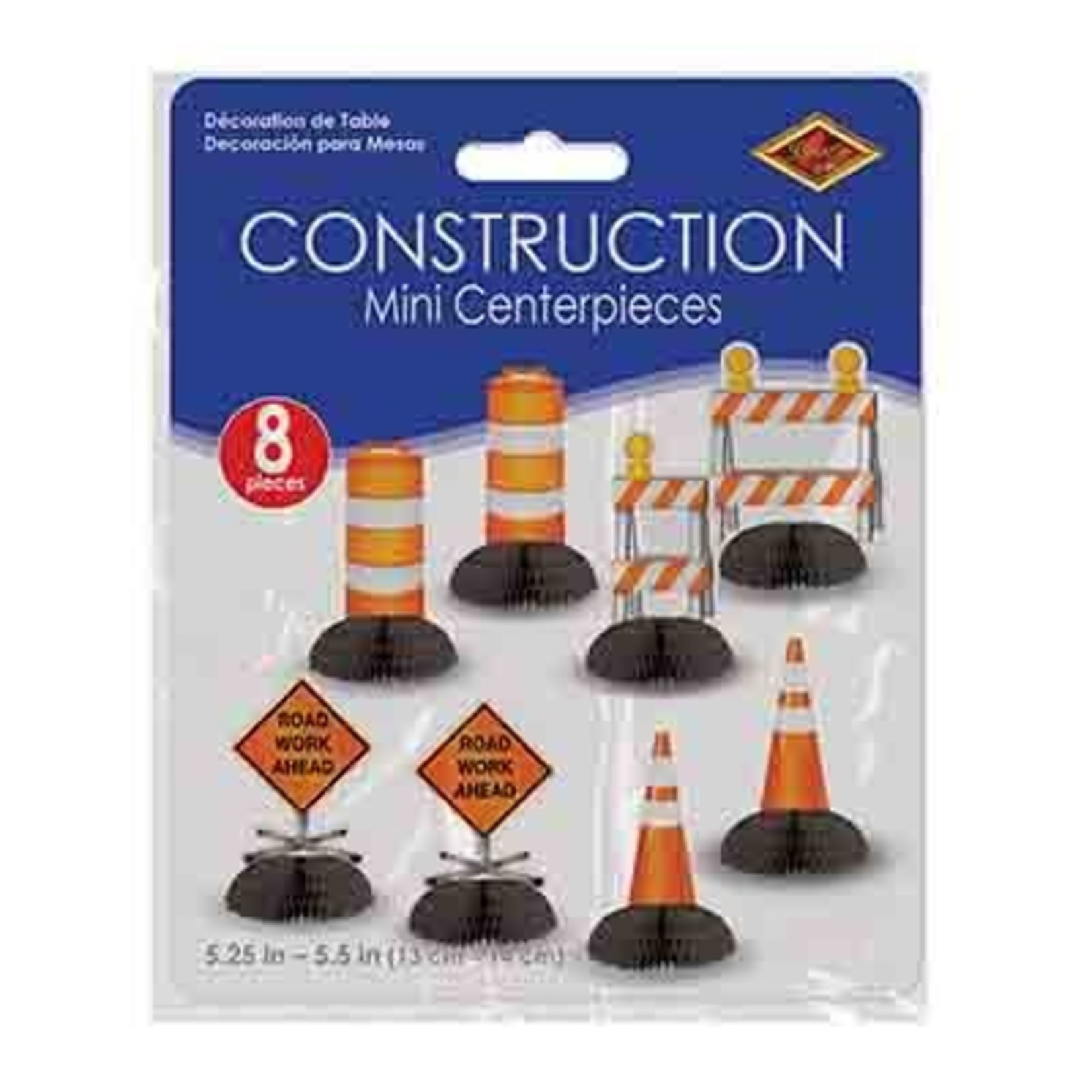 Beistle Construction Mini Centerpieces - 8ct.