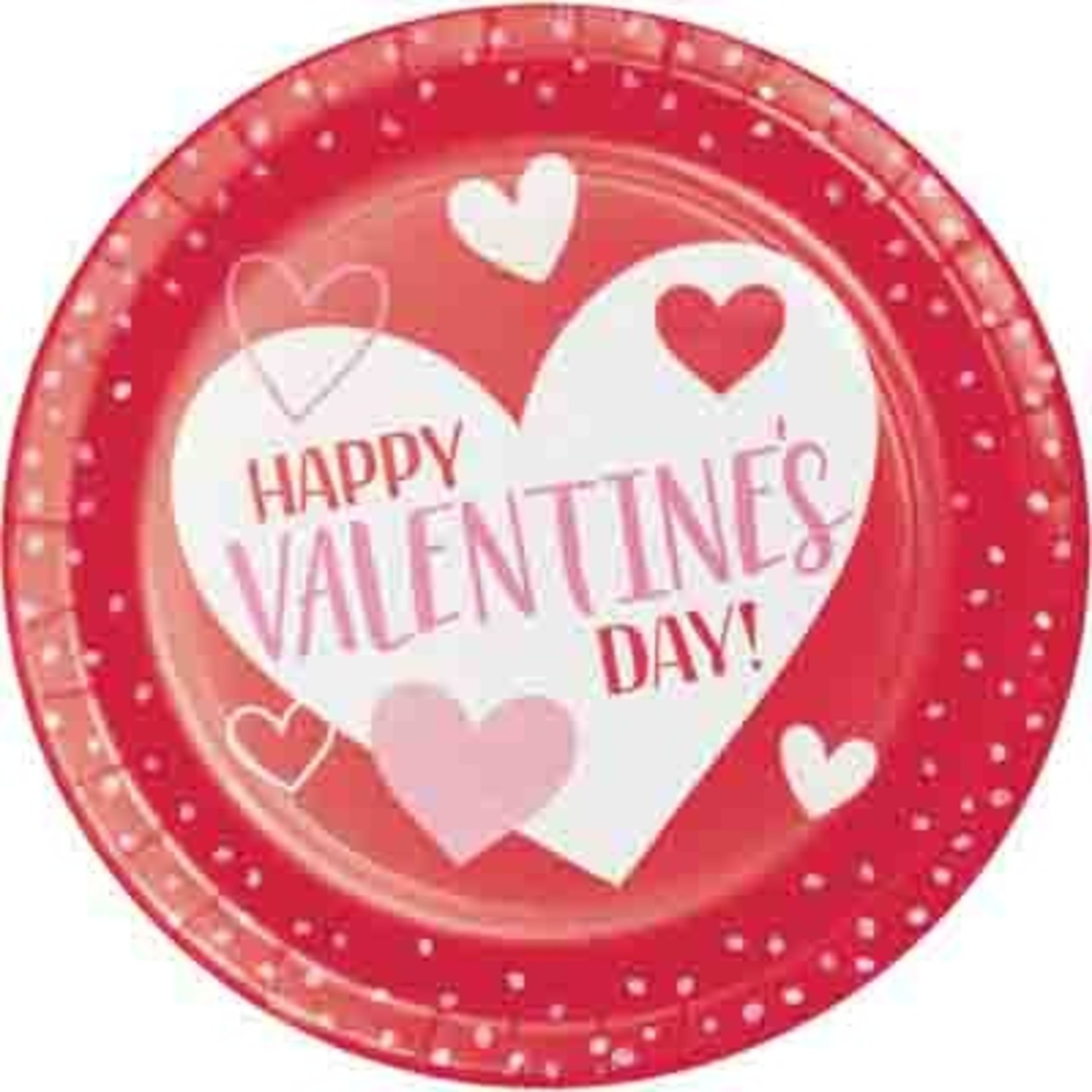 Creative Converting 7" Valentines Day Plates - 8ct.