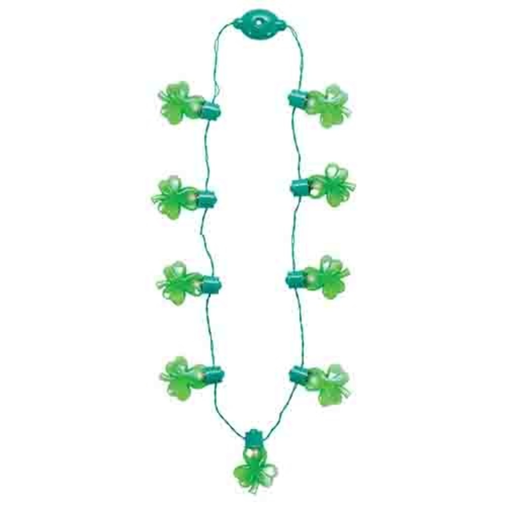 shamrock light up necklace