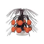 Beistle 7.5" Basketball Mini Cascade Centerpiece - 1ct.