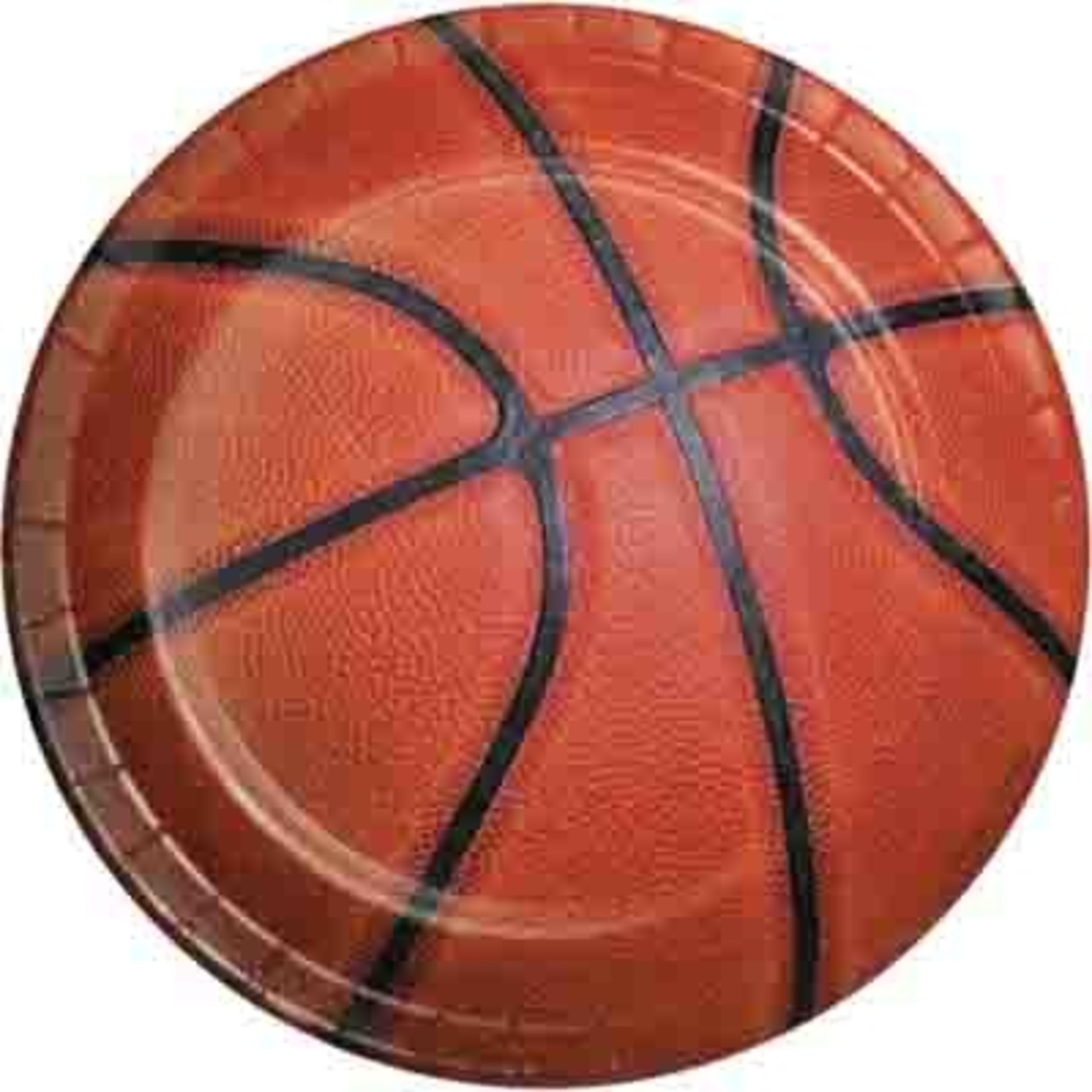 Creative Converting 7" Basketball Fanatic Plates - 8ct.