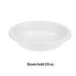 TOC 20oz. White Paper Bowls - 20ct.