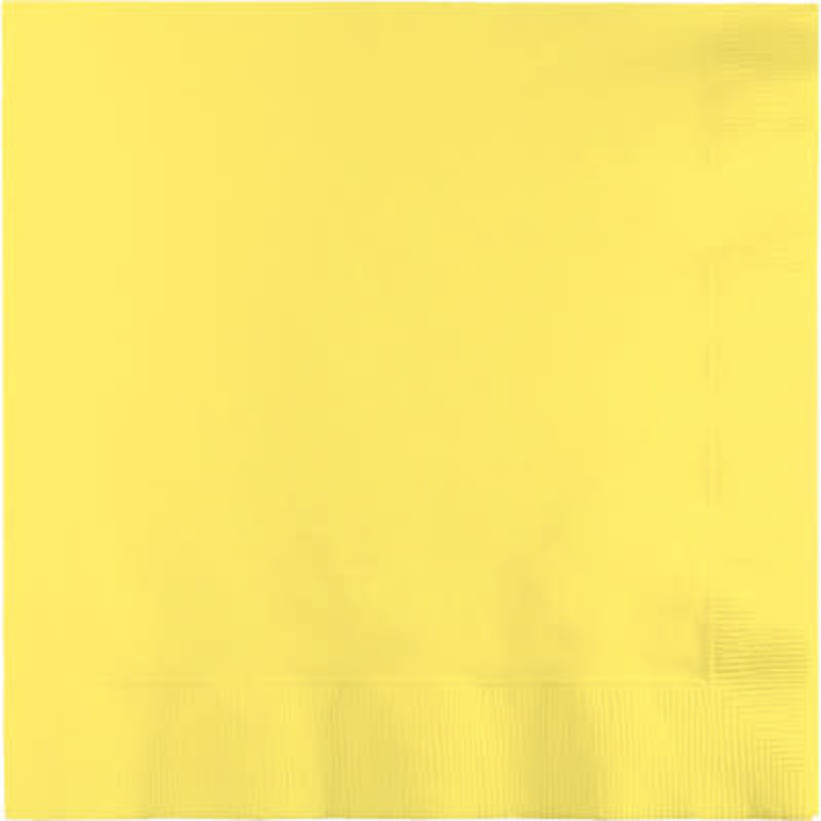 Touch of Color Mimosa Yellow 3-Ply Dinner Napkins- 25ct.