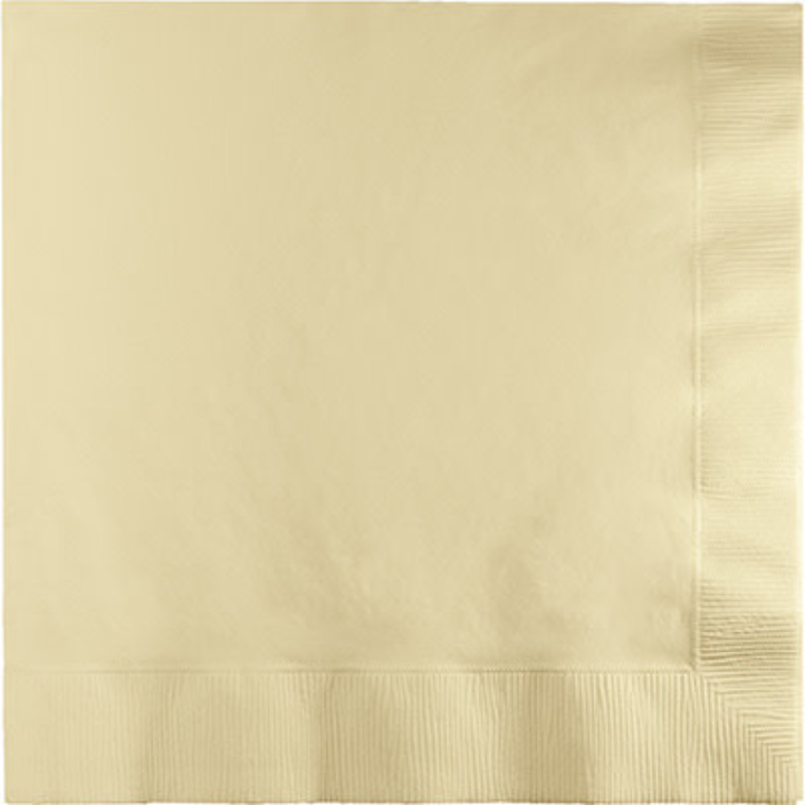 Touch of Color Ivory 3-Ply Dinner Napkins - 25ct.