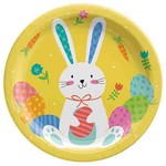 Amscan 7" Funny Bunny Plates - 8ct..