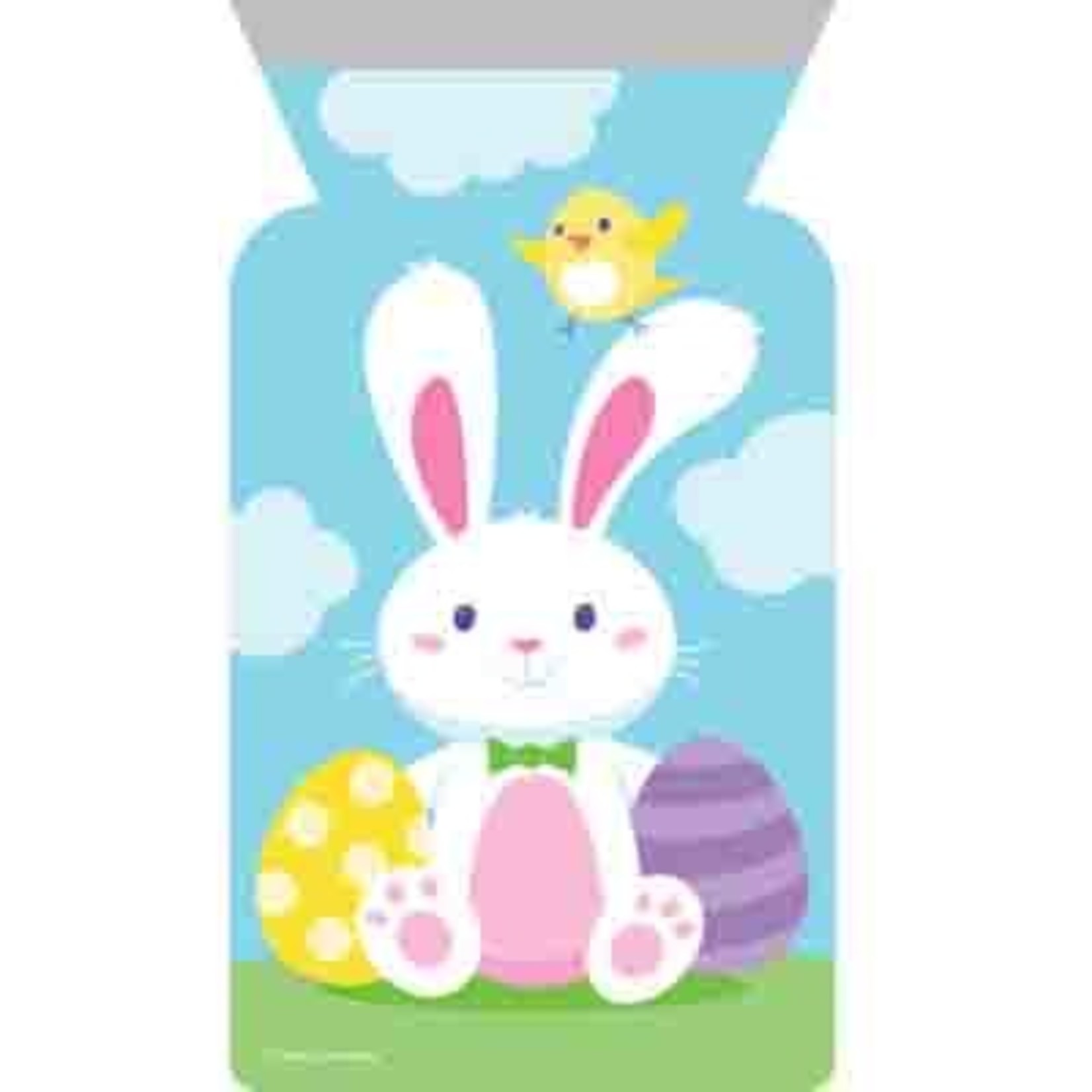 Creative Converting Bunny & Eggs Zipper Treat Bags - 12ct.
