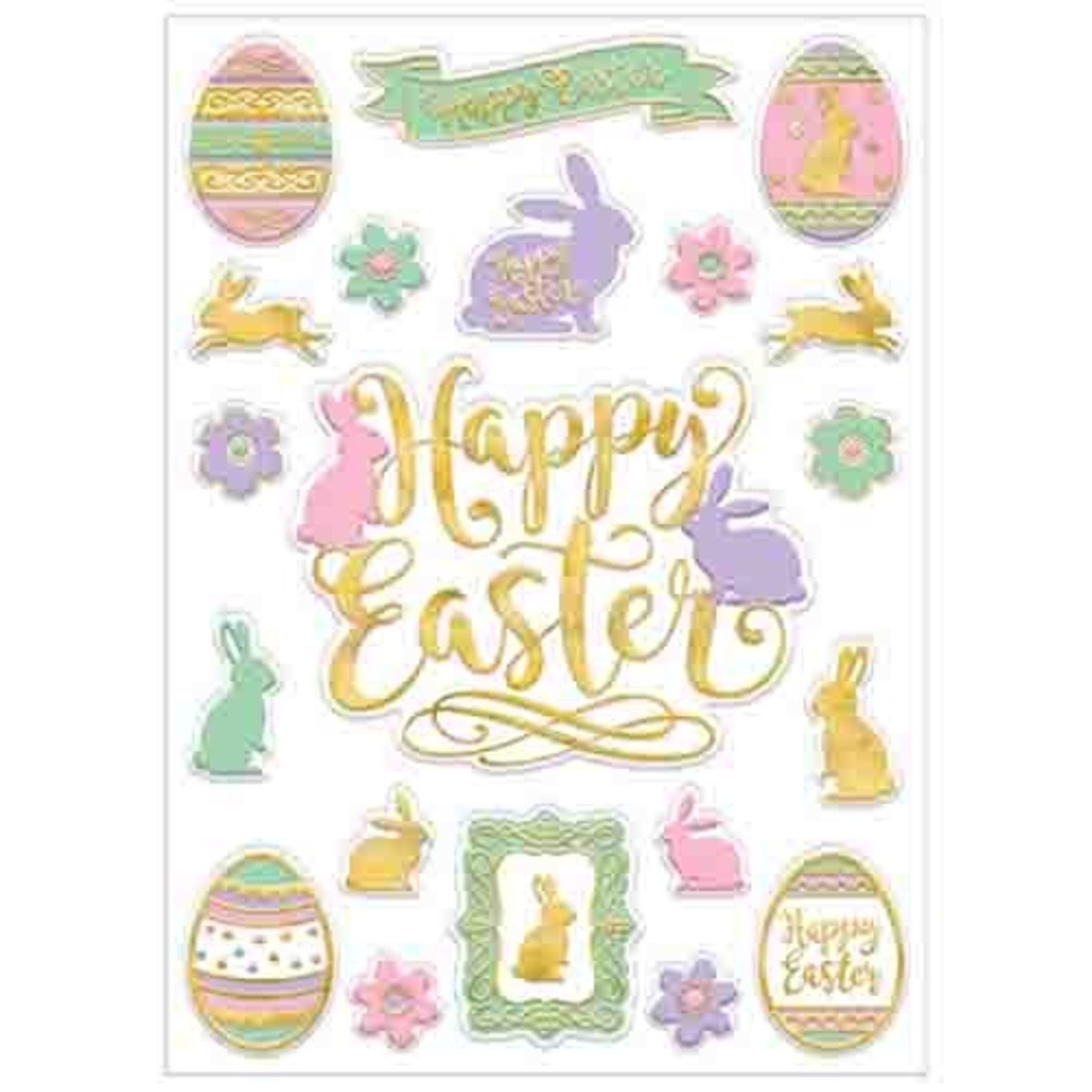 Amscan Happy Easter Window Decorations - 20ct.