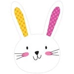 Amscan 8" Easter Bunny Cutout - 1ct.