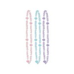 Beistle Happy Easter Beads - 3ct