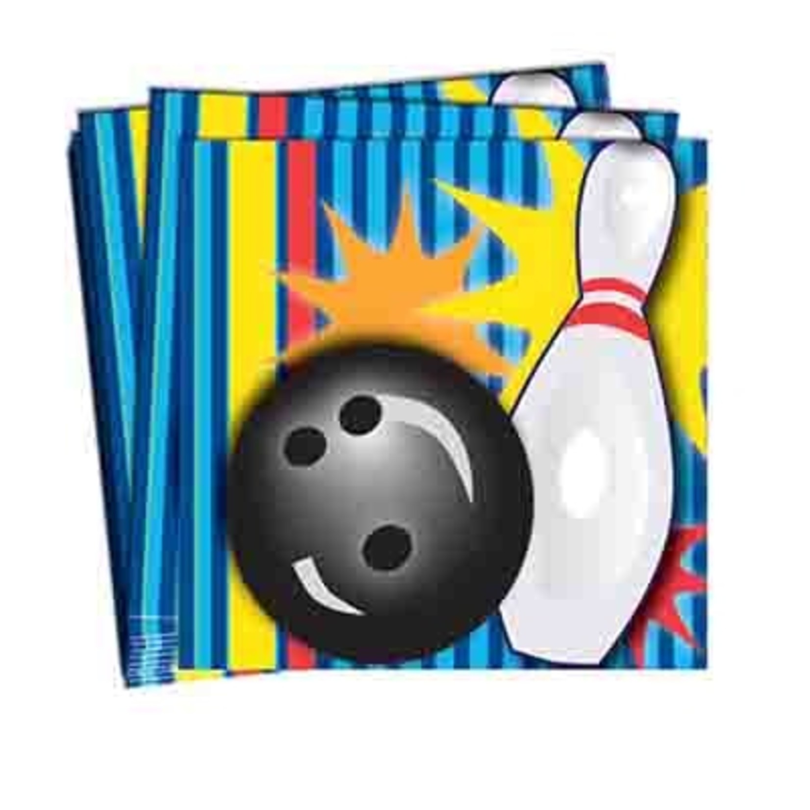SKD Party by Forum Bowling Beverage Napkins - 16ct.