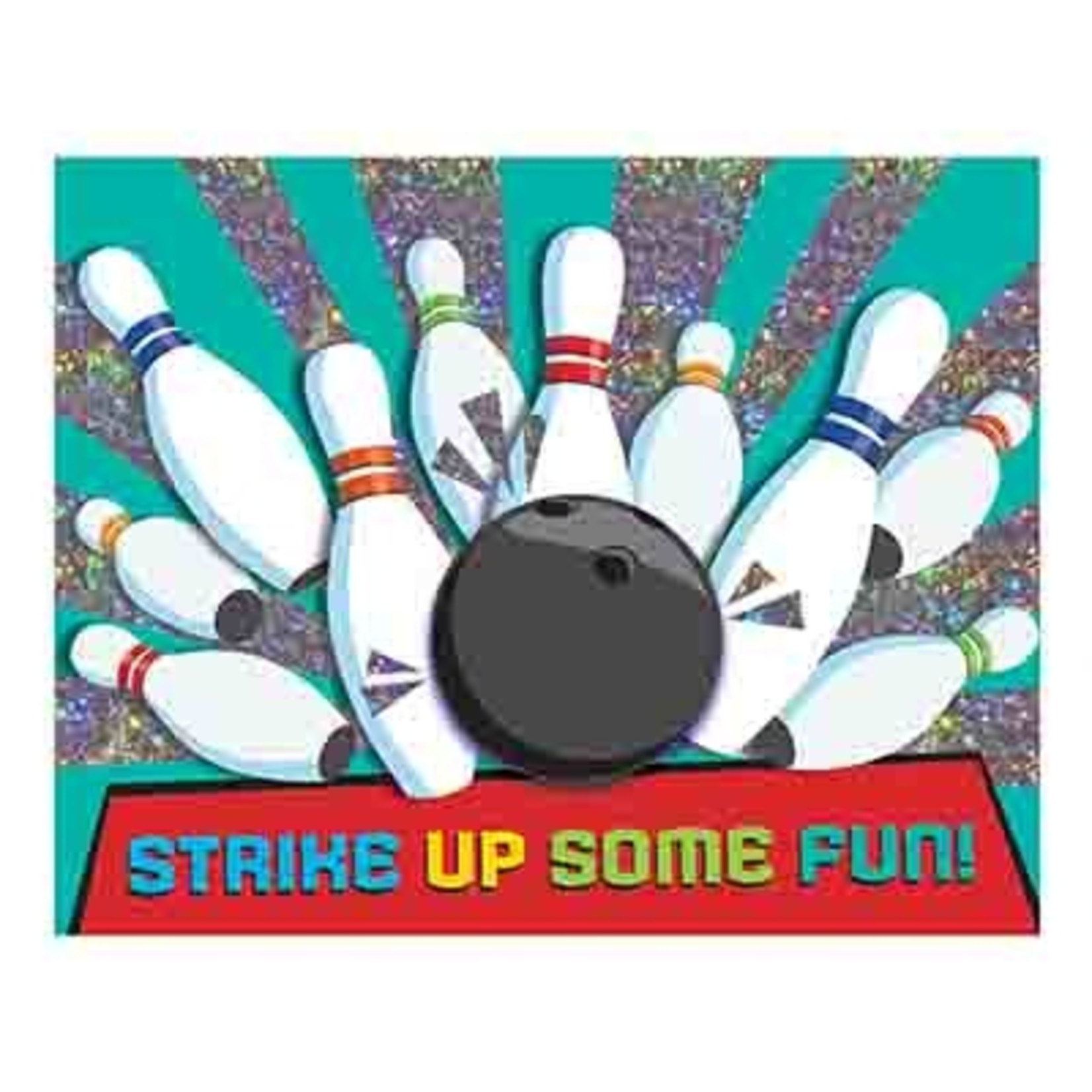 Amscan Bowling Party Invites - 8ct.