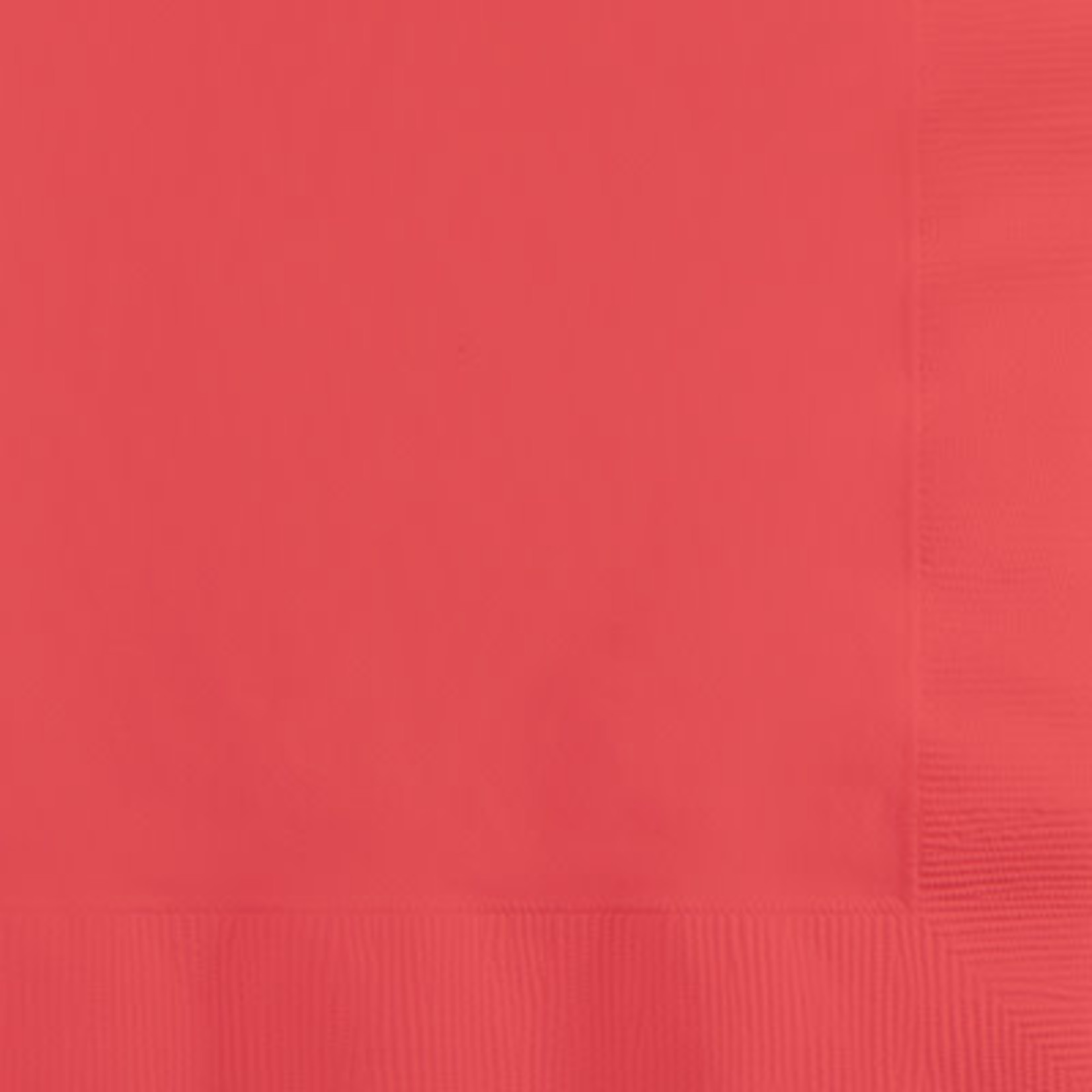 Touch of Color Coral 3-Ply Dinner Napkins - 25ct.