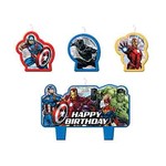 Amscan Avengers Powers Unite Birthday Candle Set - 4ct.