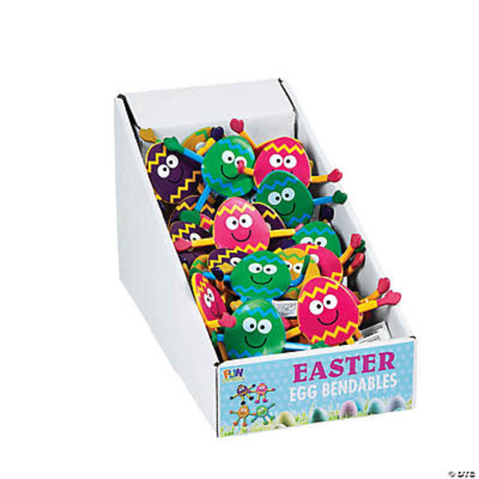 Fun Express Easter Egg Bendable Favors - 1ct. Asst.