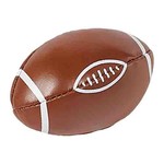 Amscan Mini Football Squishy Favors - 12ct