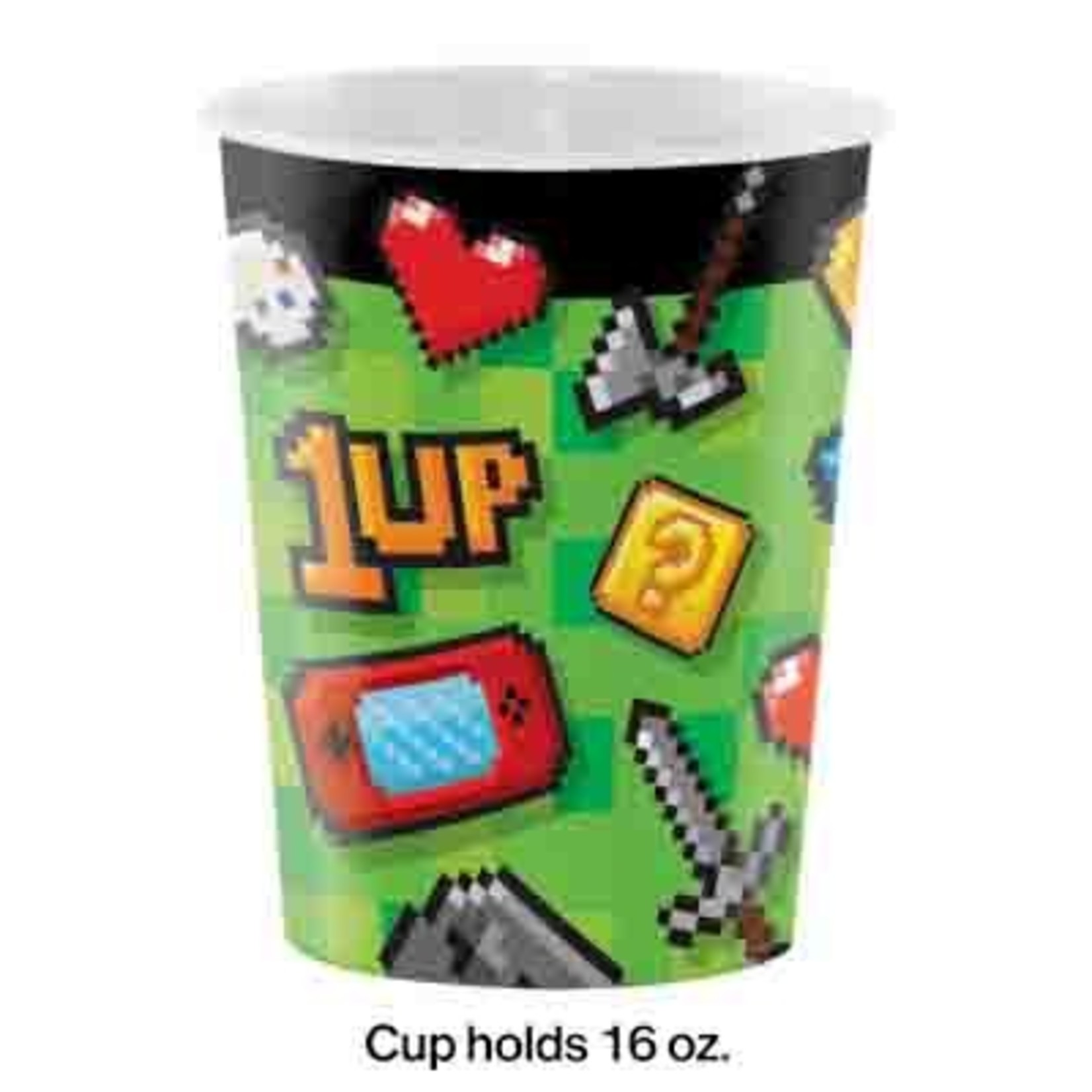 Creative Converting 16oz. Gaming Party Favor Cup - 1ct.