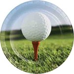 Creative Converting 9" Golf Fanatic Plates - 8ct.