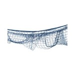 Beistle Blue Fish Netting - 4' x 12'