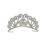 Beistle Silver Glittered Metal Tiara - 1ct.