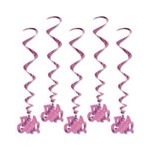 Beistle It's A Girl! Whirls - 5ct.