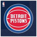 Amscan Detroit Pistons Lunch Napkins - 16ct.