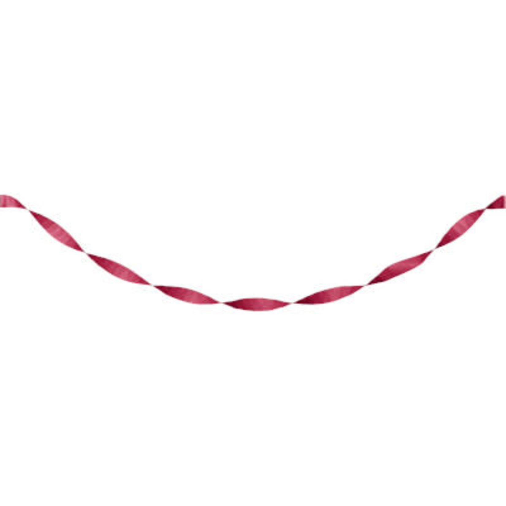 Touch of Color 81' Burgundy Crepe Paper Streamer - 1ct.