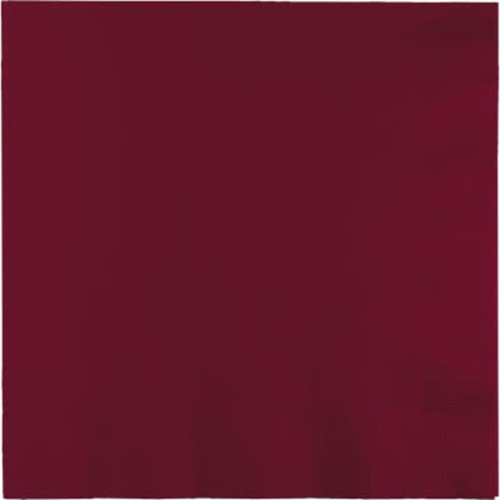 Touch of Color Burgundy 2-Ply Lunch Napkins - 50ct.