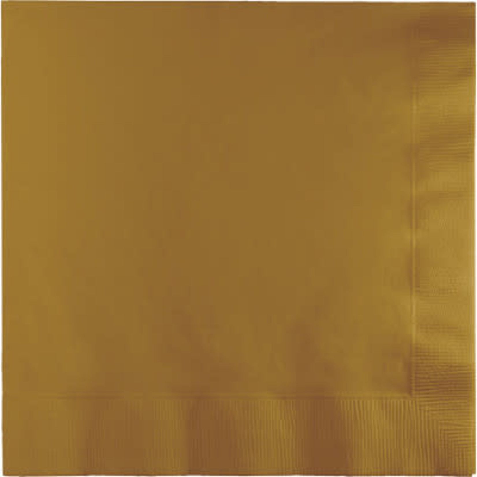 Touch of Color Glittering Gold 3-Ply Dinner Napkins - 25ct.