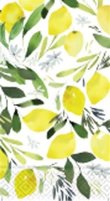 Design Design Lemon Blossom Guest Towels 15ct Party Adventure