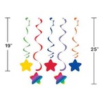 creative converting Rainbow Dizzy Danglers - 5ct.