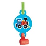 Creative Converting All Aboard Blowouts - 8ct.