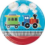 creative converting All Aboard 9" Plates - 8ct.