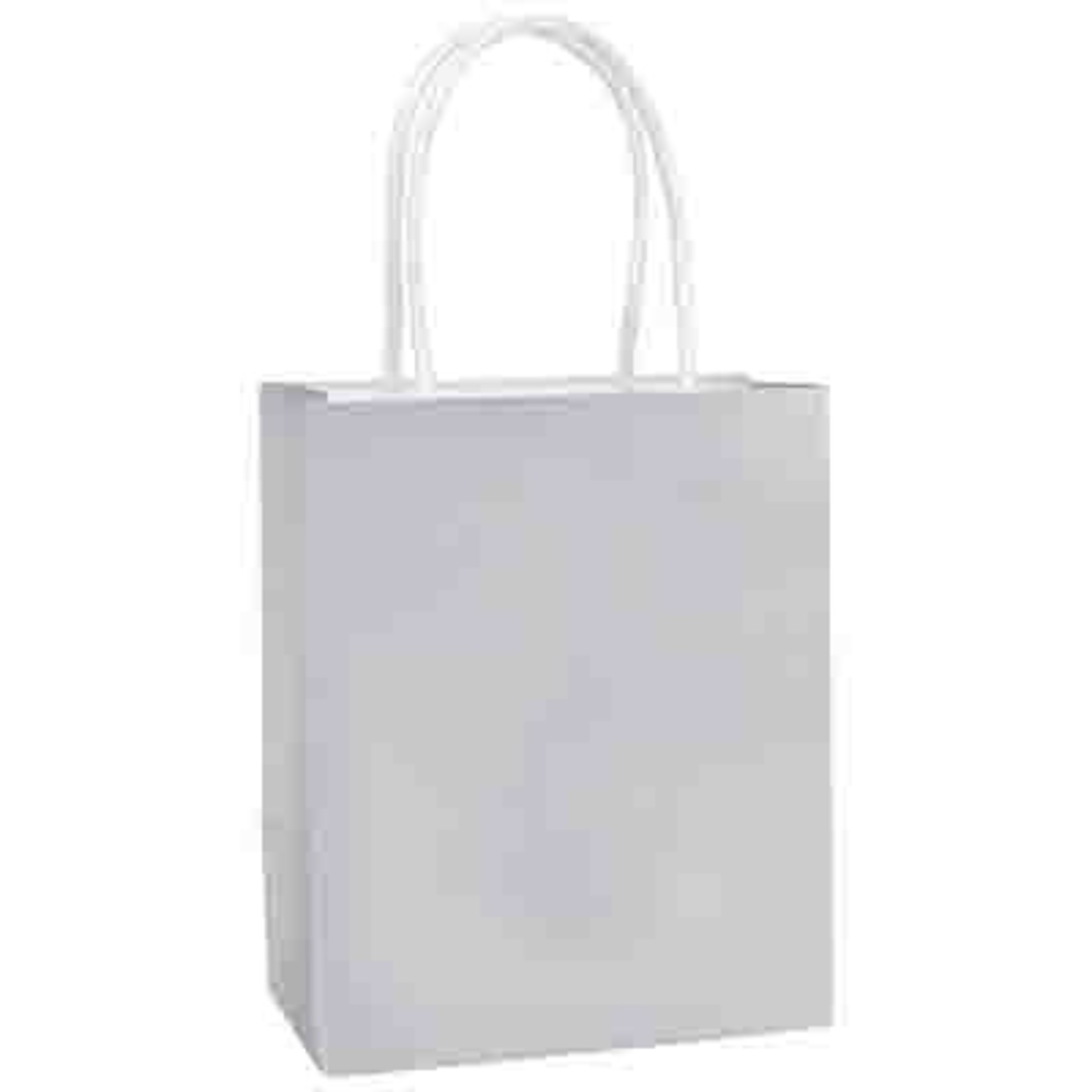 Amscan Silver Foil Handled Paper Bag - 1ct.