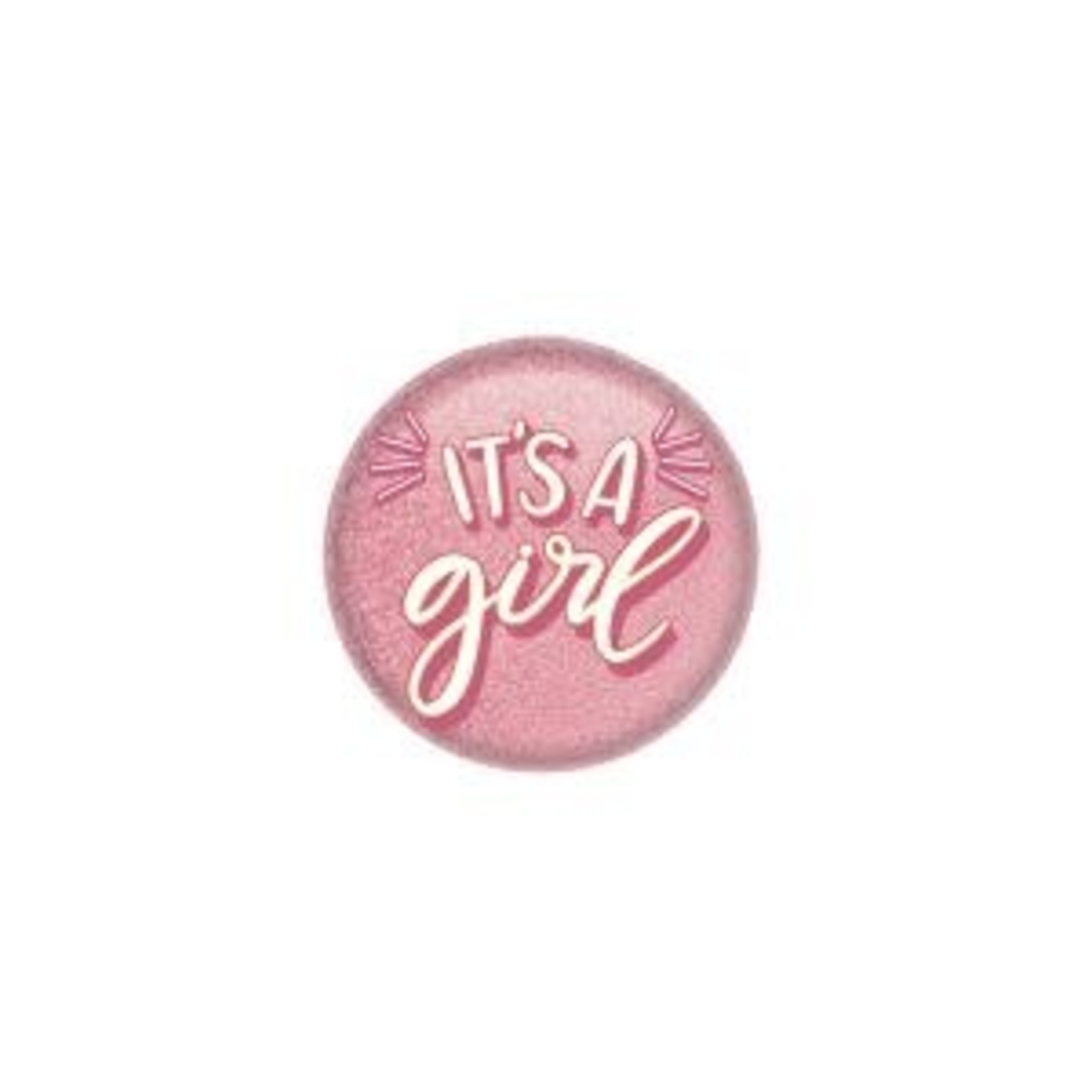 Beistle It's A Girl Button - 1ct.