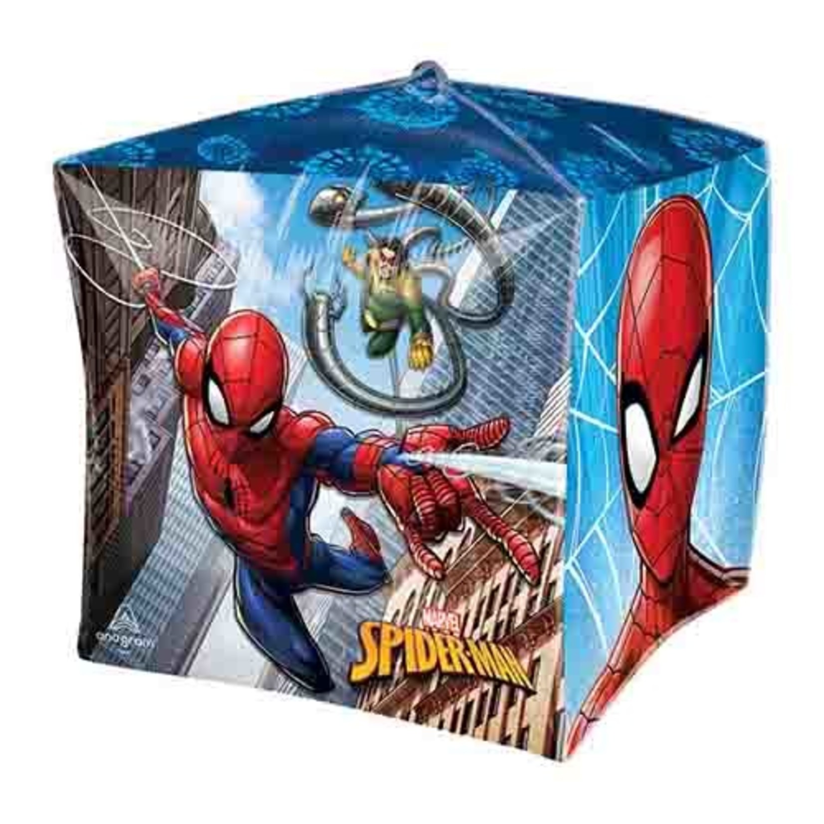 mayflower Spiderman Cubez Shaped Balloon - 1ct.