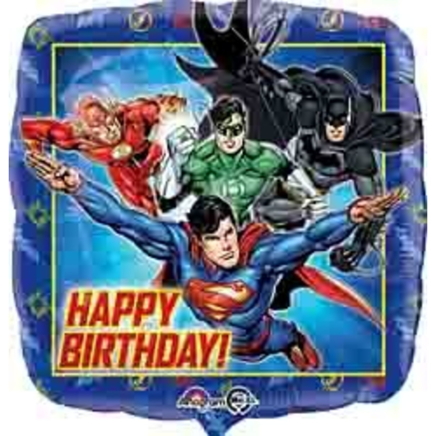 mayflower 18" Justice League Birthday Mylar Balloon - 1ct.