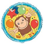 unique 18" Curious George Mylar Balloon - 1ct.