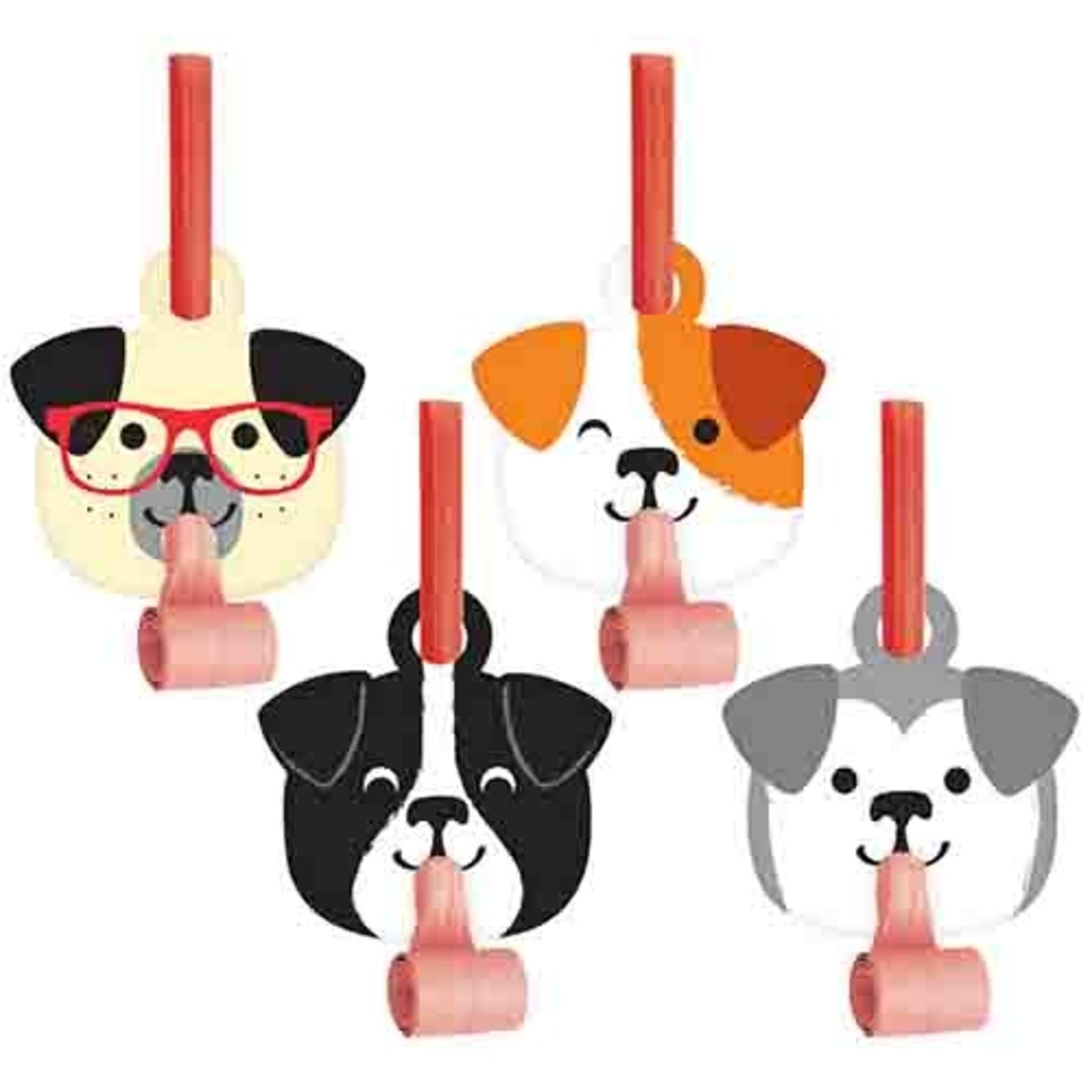 Creative Converting Dog Party Blowouts - 8ct.