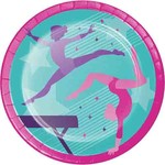 Creative Converting Gymnastics Party 9" Plates - 8ct.