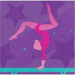 Creative Converting Gymnastics Party Beverage Napkins - 16ct.