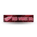 Rico Industries Detroit Red Wings Plastic  Street Sign