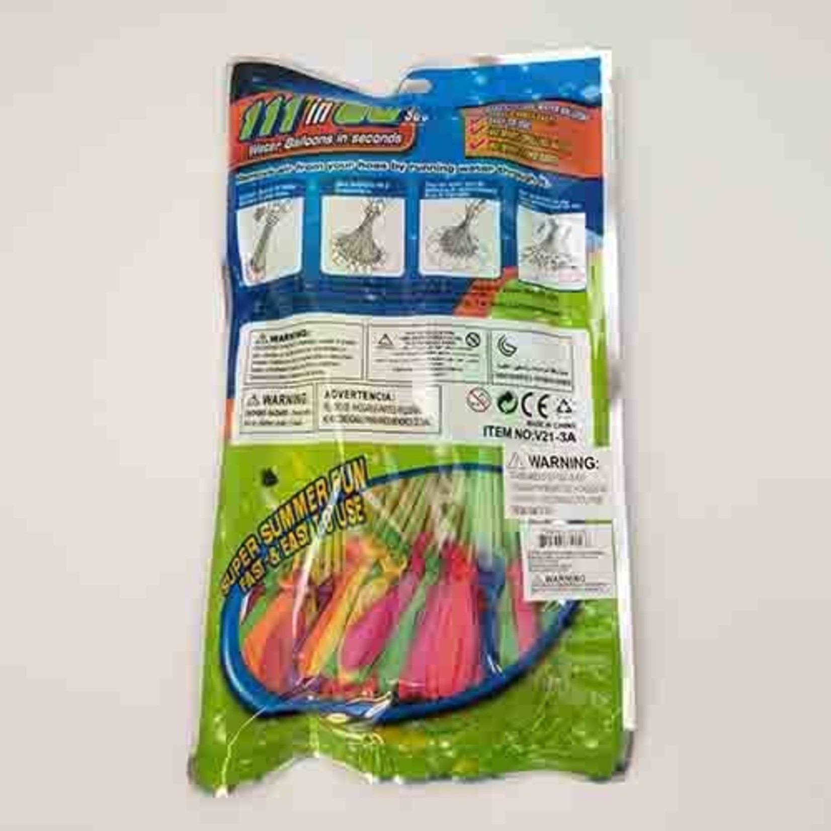 everbright Fast Fill Water Balloon Kit - (111 Water Balloons Filled in 60 Sec.)