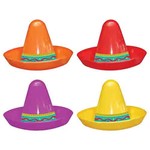 Amscan Mini Plastic Sombreros - 8ct. (assorted colors)